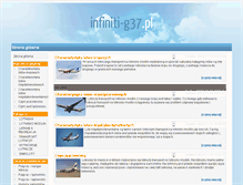 Tablet Screenshot of infiniti-g37.pl